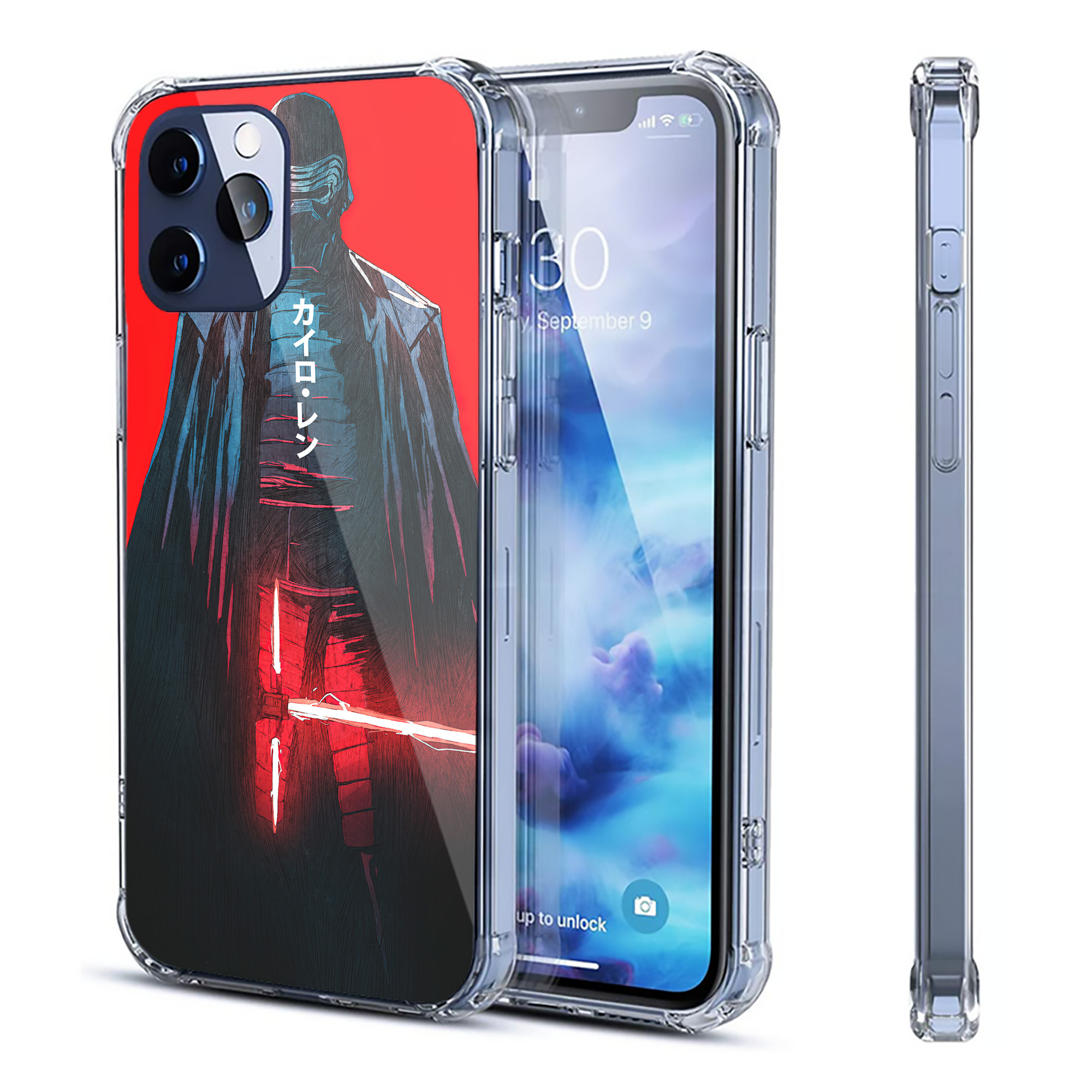 （画像用） スター・ウォーズ Star Wars 【iPhone 12シリーズ対応】透明スマホケース（クリアソフトケース）